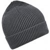 Myrtle beach Pletená čiapka s lemom MB7988 Anthracite one size