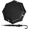 Doppler Fiber Flex AC Musically Cat deštník dámský holový vystřelovací černý