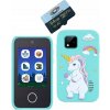 TELEFON PRE DETI SMARTFÓN DOTYKOVÝ FOTOAPARÁT JEDNOROŽEC NEB K08 + KARTA 64 GB