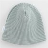 Dojčenská bavlnená čiapočka New Baby Luxury clothing sivá