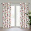 Takoy Záves DEBI z etamínu zdobený potlačou kvetov 140 x 250 cm-HF-456458 | 140 x 250 cm