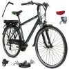 Elektrobicykel trekingový Zundapp Z802, 19 palcov, sivý, hliníkový, 28