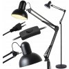 Stojacia lampa Renew Force čierna E27 40 W 190 cm
