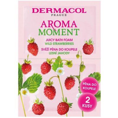 Dermacol Aroma Moment Wild Strawberry Pena do kúpeľa 2 x 15 ml