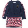 DIRKJE Šaty D-Girl 74 Navy + red + pink