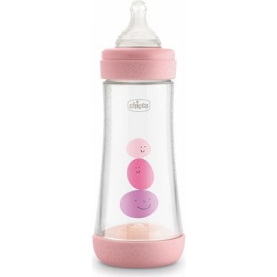 Chicco láhev kojenecká Perfect 5 silikon růžová 300 ml