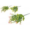 Umelé kvety, plast 330mm eukalyptus, mix farieb