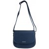 PAOLA dámska crossbody koženková kabelka Tmavomodrá