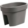 Prosperplast Kvetináč na zábradlie LOFLY RAILING sivý kameň 39,6cm