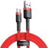 Baseus CATKLF-U09 USB Cafule Typ C 2A, 3m, červený