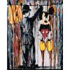 Maľovanie podľa čísel – Mickey Mouse, 80 × 100 cm, vypnuté plátno na rám 8596530009597