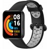 ESES 1530002636 - Silikonový dírkovaný řemínek černošedý pro Xiaomi Redmi Watch 2