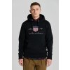 MIKINA GANT REG ARCHIVE SHIELD HOODIE BLACK