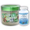 Czech Virus Super Greens PRO V2.0 360g + Vitamín C 1000mg s Šípkami 120 tab - Lesní ovoce