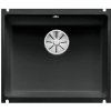 Blanco Subline 500 - Keramický drez, 54x46 cm, čierna 523740