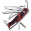 Victorinox RangerGrip 57 Hunter, Varianta čierno-červená
