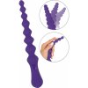 You2Toys - Flexibilné análne dildo s guľkami (fialové)