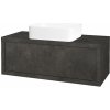 Dreja Umývadlová skriňa STORM SZZ 100 (umývadlo Joy) - D16 Tmavý betón / D16 Tmavý betón