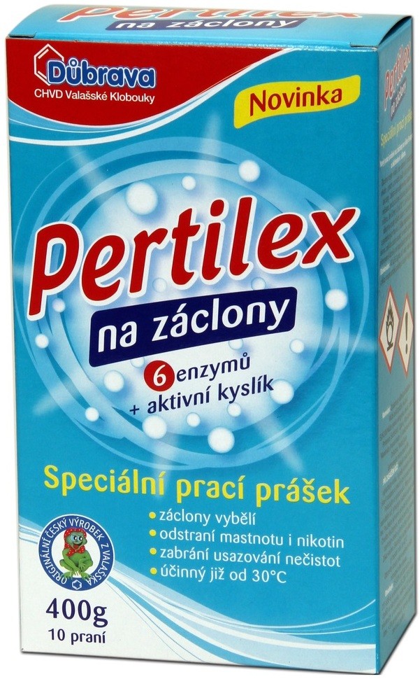 Pertilex Na záclony speciální prací prášek 10 praní 400 g