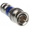 BNC-W/ZAC-RG-6/MSR - Modrý kompresný konektor na kábel RG-6 - ALIQUAM