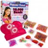 kreatívna sada na výrobu šperkov pre deti 6+ s korálikmi a motýlikovou podložkou, 10000+ dielikov