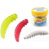55ks - Červy Berkley PowerBait Power Honey Worm 2,5cm Žlté so šupinami