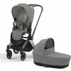 CYBEX Kočík kombinovaný Priam 4.0 Rosegold Mirage Grey Platinum 2023