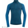 Devold Expedition Merino Silk Zip tričko, flood/blue M