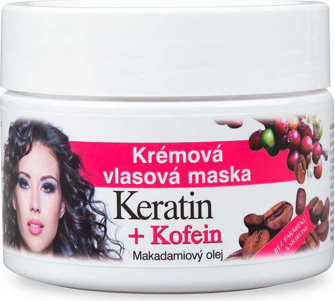 BC Bione Cosmetics - krémová vlasová maska KERATIN +KOFEIN 260 ml od 4,16 €  - Heureka.sk