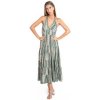 Isla Bonita By Sigris Kabelky Dlhé Midi Šaty Zelená