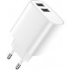 Nabíjačka do siete Forever 2xUSB 2,4A LS-03 biela GSM113212