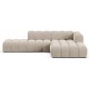 Micadoni Modulárna sedačka Lupine, 5-miestna, pravý roh – béžová