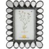 Clayre & Eef Strieborný fotorámik s patinou Drops - 17*2*22 cm / 10*15 cm - Clayre & Eef