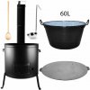 Perfect Home Pael-Set-70 Kotlíková súprava 60L, 6ks – kotlina/dymovod/kotlík/varecha/naberačka/platňa