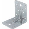 Spojovací uholník s výstužným rebrom pozinkovaný 105 mm x 105 mm x 90 mm