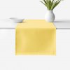 Goldea behúň na stôl 100% bavlnené plátno - žltý 35x140 cm