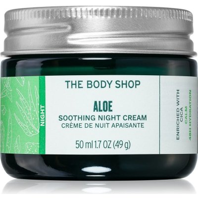 The Body Shop Aloe Soothing Night Cream upokojúci nočný krém pre citlivú pleť 50 ml
