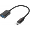 Rebel COMP Kábel USB A 3.0 (zásuvka) - USB typ C OTG 17cm REBEL