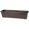 PLASTKON Samozavlažovací truhlík Garden Flor 40 cm hnedá