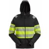 Mikina reflexná s kapucňou, trieda 1 žlto-čierna vel. M