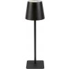 LED nabíjateľná stolná lampa Classbach TL 4025, čierna, 38 cm 414027CLA
