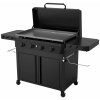Kingstone Plynový gril Plancha Pro 4000, 4 horáky, grilovacia plocha: 87 × 54 cm, 12 kW, GD19L14S5P5M5T6J11
