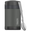 Thermos FUNtainer detská termoska na jedlo s lyžicou 470 ml čierna