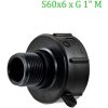 Adaptér na IBC nádrž, závit S60x6 na G vonkajší závit S60x6 x G 1