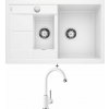 Blanco METRA 6 S Compact biely s excentrom 513468 + Blanco MIDA biela 519418