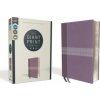 Niv, Giant Print Compact Bible, Leathersoft, Purple, Red Letter Edition, Comfort Print (Zondervan)(Kniha)
