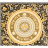 A.S. Création | Vliesová tapeta na stenu VERSACE 38705-5 | 0,70 x 10,05 m | čierna, žltá, hnedá + Čierna, žltá, hnedá vliesová tapeta na stenu 387055 v rozmere 0,70 x 10,05 m