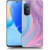 Picasee silikónový prehľadný obal pre Huawei Nova 9 SE - Pink liquid