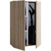 Mid.You, dub sonoma, 70/105/40 cm