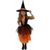 RAPPA oranžová čarodějnice s kloboukem